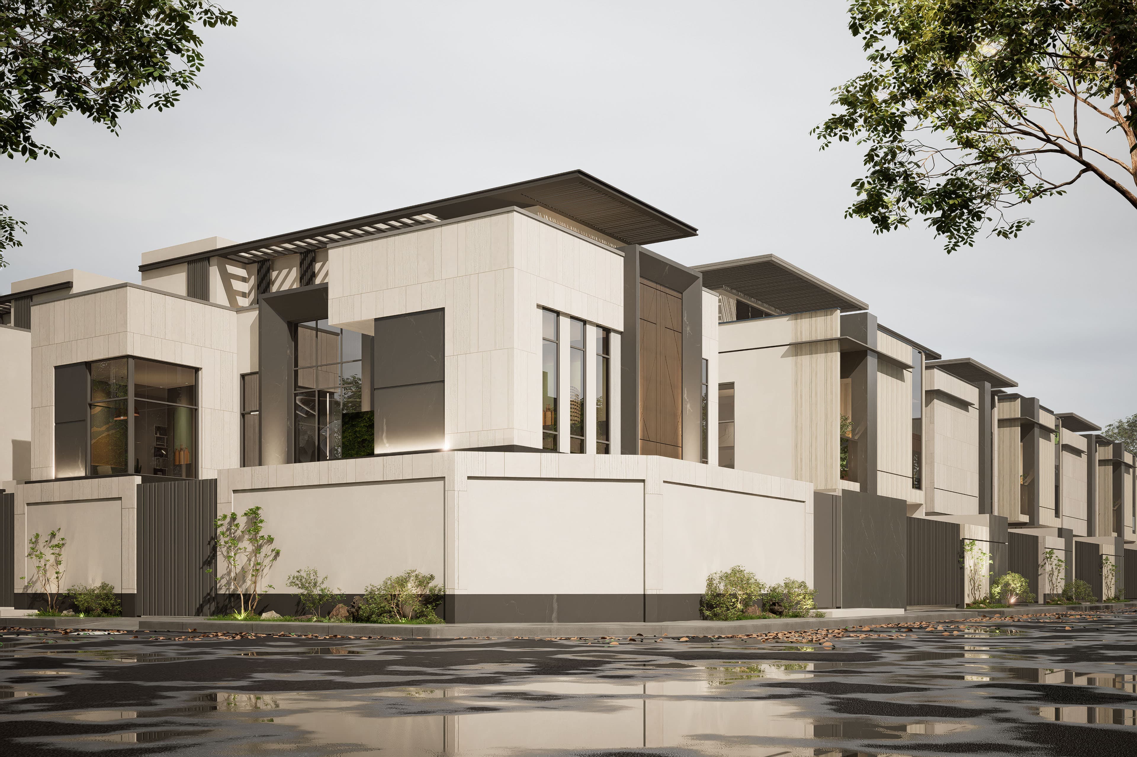 مشروع سكني - ضاحية النرجس - 1